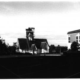 Repairing the Chapel Belfry, St. John's College