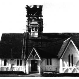 Repairing the Chapel Belfry, St.John's College