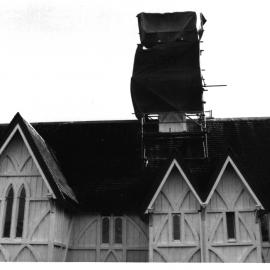 Repairing the Chapel Belfry, St.John's College