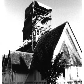 Repairing the Chapel Belfry, St.John's College