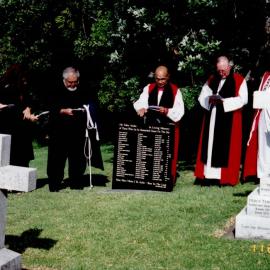 Memorial stone, St.John's College
