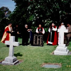 Memorial stone, St.John's College