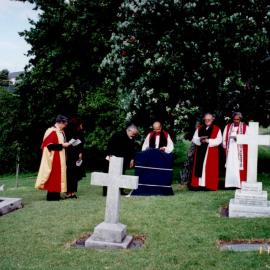 Memorial stone, St.John's College