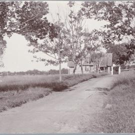 Distant view of St John's College Chapel