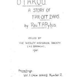 1 (2) Otakou - Wesley Historical Society Proceedings