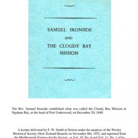 11 (1) Samuel Ironside - Wesley Historical Society Proceedings