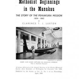 Methodist Beginnings in the Manukau - Wesley Historical Society Proceedings