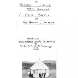 2 (4) Oruaiti Chapel - Wesley Historical Society Proceedings