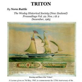 22 (1,2) The Voyage of the Triton - Wesley Historical Society Proceedings