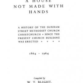 22 (3,4) A house not made with hands - Wesley Historical Society Proceedings