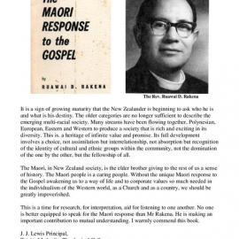 25 (1-4) Maori Response - Wesley Historical Society Proceedings