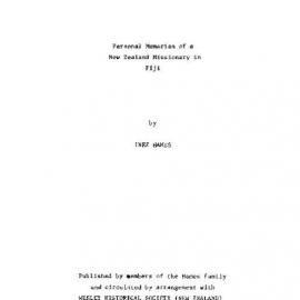 27 (5) I Remember - Wesley Historical Society Proceedings