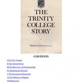 31 (3,4) The Trinity College Story - Wesley Historical Society Proceedings
