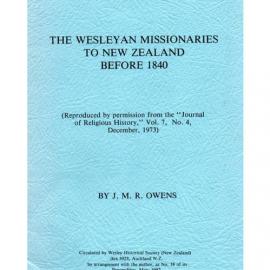 38 Wesleyan Missionaries b4 1840 - Wesley Historical Society Proceedings
