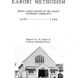 5 (1) Karori Methodism - Wesley Historical Society Proceedings