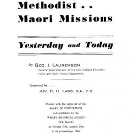 5 (2) Methodist Maori Misions - Wesley Historical Society Proceedings