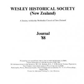 51 Journal 1988 - Wesley Historical Society Proceedings
