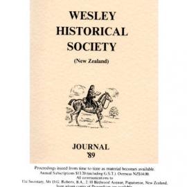 52 Journal 1989 - Wesley Historical Society Proceedings