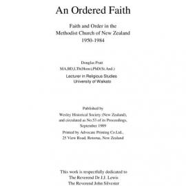 53 An Ordered Faith - Wesley Historical Society Proceedings