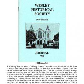 56 Journal 1990 - Wesley Historical Society Proceedings