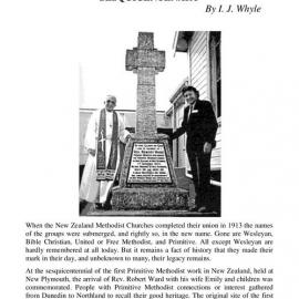 63 (2) PRIMITIVE METHODISM IN NEW ZEALAND - Wesley Historical Society Proceedings