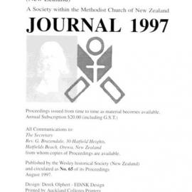 65 Journal 1997 - Wesley Historical Society Proceedings