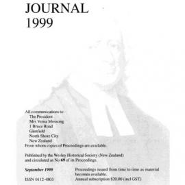 69 Journal 1999 - Wesley Historical Society Proceedings
