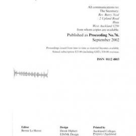 76 Journal 2002 - Wesley Historical Society Proceedings