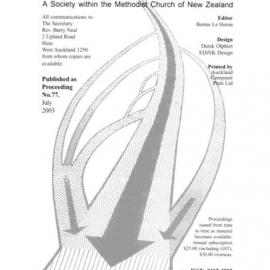 77 Journal 2003 - Wesley Historical Society Proceedings