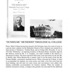 '9 (2) DUNHOLME - Wesley Historical Society Proceedings
