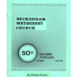 Beckenham 50th - Wesley Historical Society Proceedings