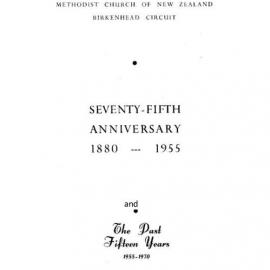BIRKENHEAD METHODIST CHURCH 75th - Wesley Historical Society Proceedings