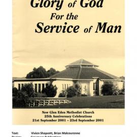 Glen Eden 25 - Wesley Historical Society Proceedings