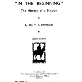 In the Beginning - Wesley Historical Society Proceedings