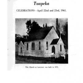Tuapeka 100 - Wesley Historical Society Proceedings