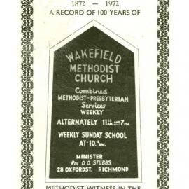 Wakefield 100 - Wesley Historical Society Proceedings