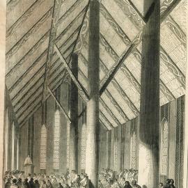 Interior of the Church at Otaki, New Zealand.