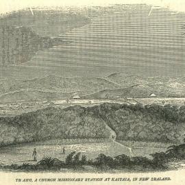 Te Ahu, a church missionary station at Kaitaia, in  New Zealand.