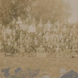 School group with staff