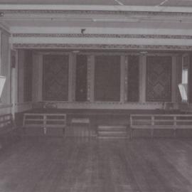 Interior of a hall or room at Napier Terrace