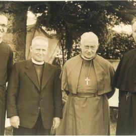 Clergy Attending Wedding of Elsa Charles, 1950