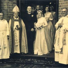 Wedding of Maurice and Leone Venville, 1952