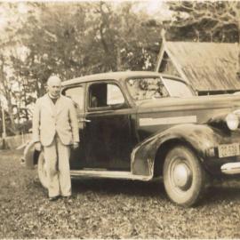 Bishop Simkin with his Car