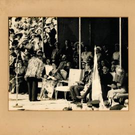 Queen Elizabeth II and Prince Philip in Rotorua, 1954