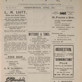 The Church News: Issue 4, April 1911