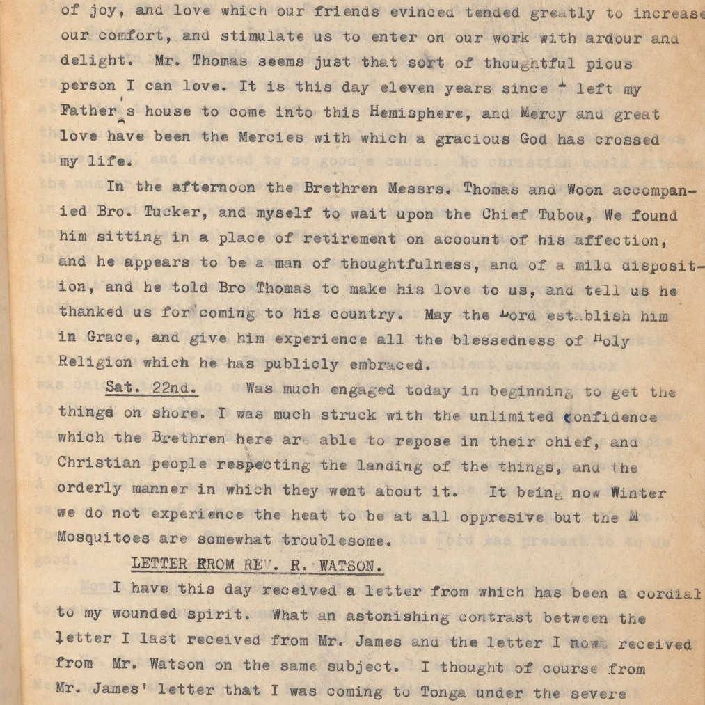 The Journals of John Hobbs