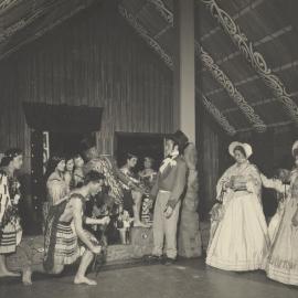 Queen Victoria School kapa haka group at Auckland Museum