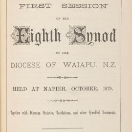 Diocese of Waiapu Synod Proceedings 1879