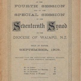 Diocese of Waiapu Synod Proceedings 1909