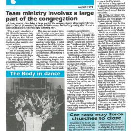 Anglican Action 1991 August
